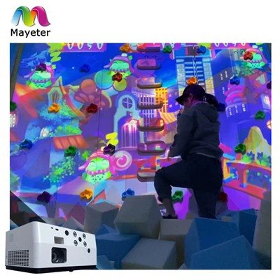 הקרנה אינטראקטיבית לטיפוס על קיר ילדים